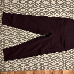 Zyia plum light n tight capris